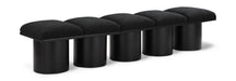 Pavilion - 5 Piece Modular Bench With Black Base - Simple Home Plus