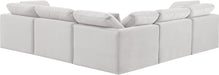 Indulge - Velvet 5 Piece Modular Corner Sectional - Simple Home Plus