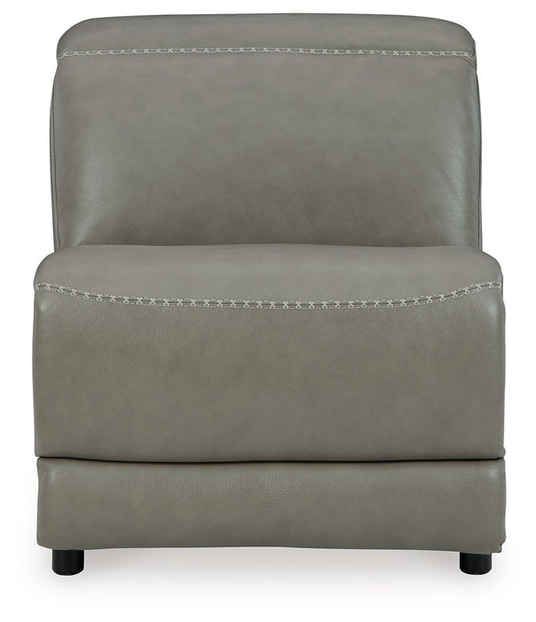 Correze - Armless Chair - Gray - Simple Home Plus