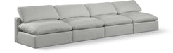 Comfy - Linen Modular Armless Sofa 4 Seats - Simple Home Plus