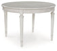 Montelaine - Antique White - Oval Dining Room Extension Table - Simple Home Plus