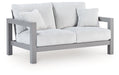 Hurley Park - Gray - Loveseat With Cushion - Simple Home Plus