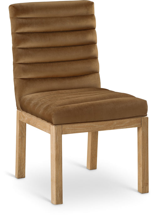 Evelyn - Dining Chair With Natural Legs - Saddle - Simple Home Plus