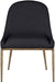 Ferro - Upholstered Dining Side Chair With Brushed Gold Legs - Simple Home Plus