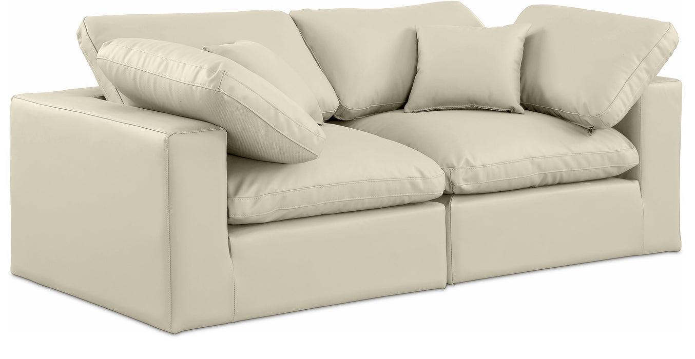 Comfy - Faux Leather Modular Sofa 2 Seats - Simple Home Plus