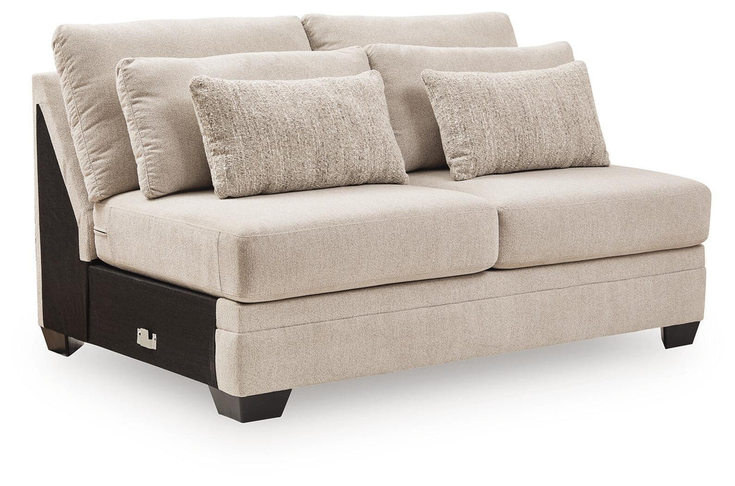 Mandi Point - Armless Loveseat - Marble
