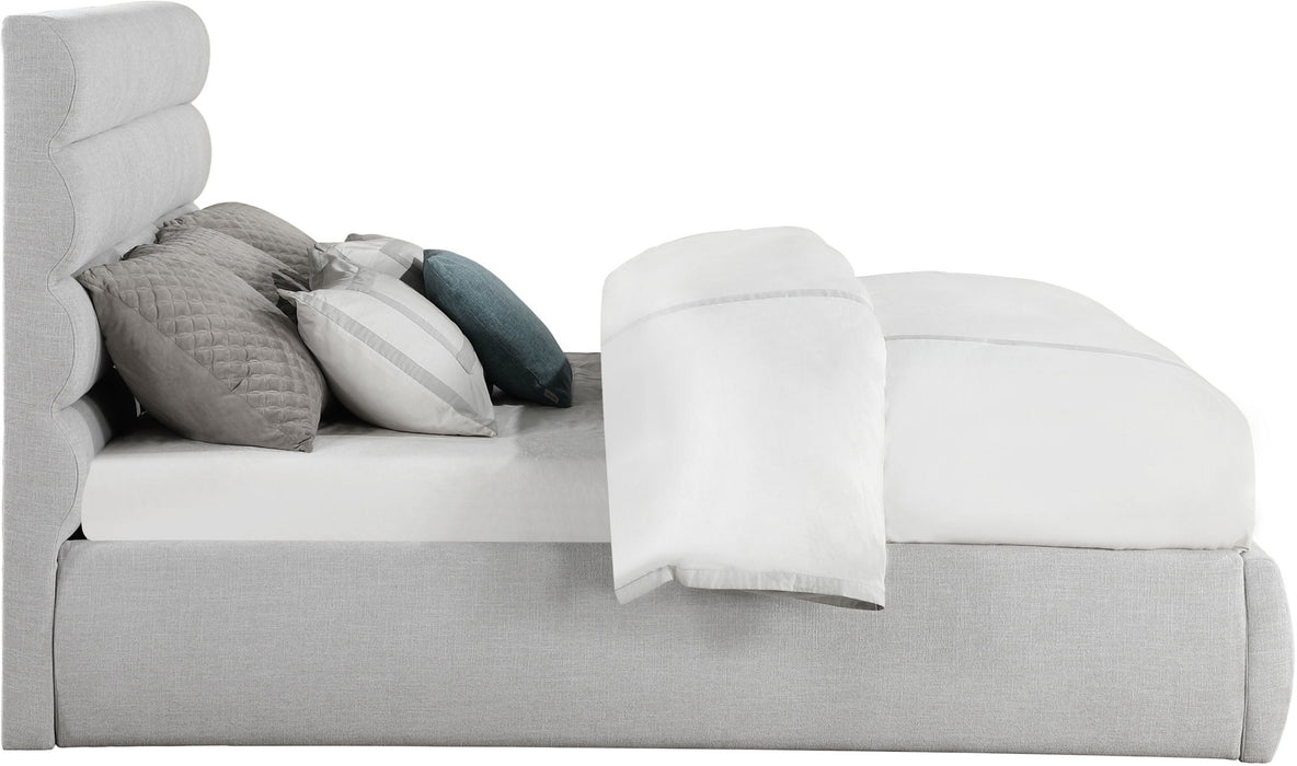 Adam - Linen Fabric Bed With 52" Headboard - Simple Home Plus
