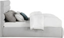 Adam - Linen Fabric Bed With 52" Headboard - Simple Home Plus