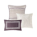 Rhapsody - California King 7 Piece Comforter Set - Purple - Simple Home Plus