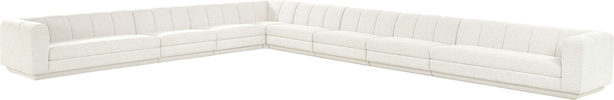 Modari - Sectional - Cream - Simple Home Plus
