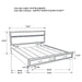 Miranda - Storage Wood Panel Bed - Simple Home Plus