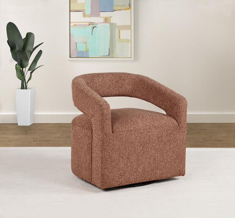 Westhill - Boucle Upholstered Swivel Accent Chair - Simple Home Plus