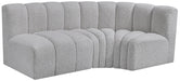 Arc - Boucle Fabric 3 Piece Sofa - Simple Home Plus