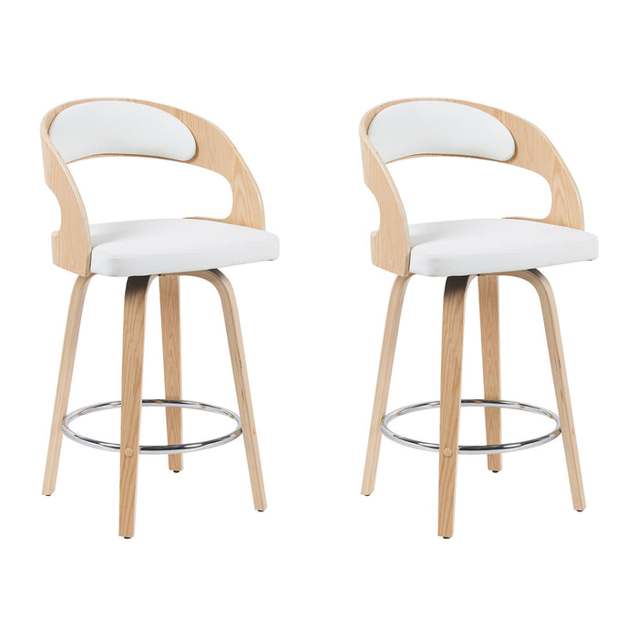 Shelly - 26" Counter Height Swivel Bar Stool - Simple Home Plus