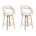 Shelly - 26" Counter Height Swivel Bar Stool - Simple Home Plus