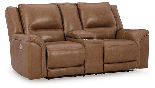 Trasimeno - Power Reclining Loveseat With Console - Simple Home Plus