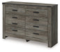 Frandern - Six Drawer Dresser - Simple Home Plus