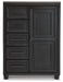 Foyland - Black / Brown - Door Chest - Simple Home Plus