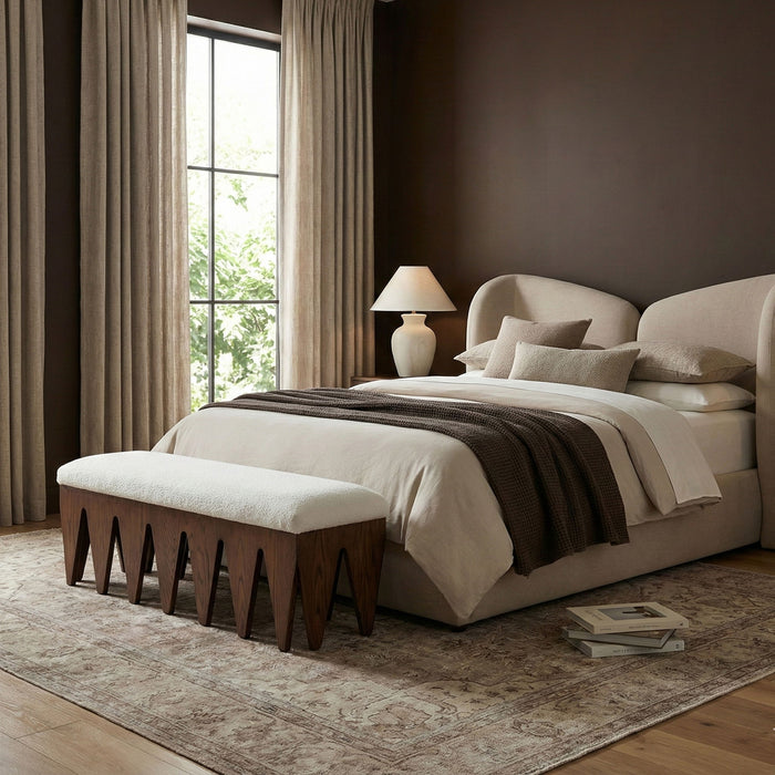 Altair - Bench - Dark Brown Base - Simple Home Plus