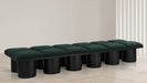 Pavilion - 12 Piece Modular Bench With Black Base - Simple Home Plus