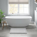 Splendor - 72" Tufted Reversible Bath Rug - Gray - Simple Home Plus