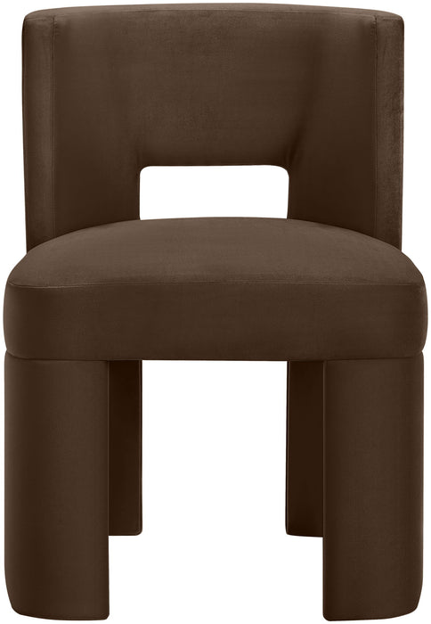 Zuno - Velvet Performance Fabric Upholstered Dining Chair (Set of 2) - Simple Home Plus