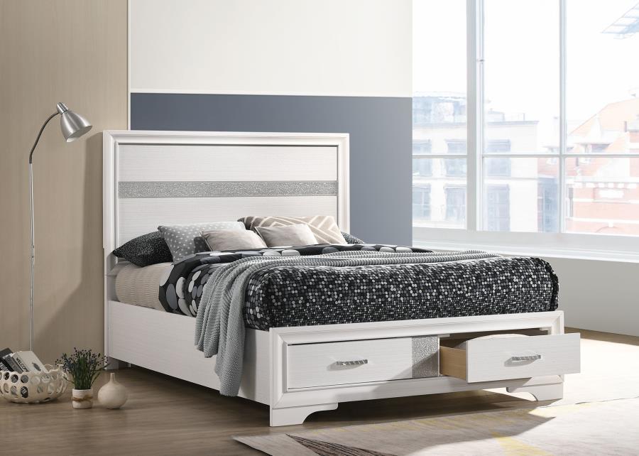 Miranda - Wood Storage Panel Bed - Simple Home Plus