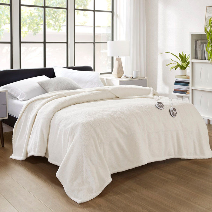 Dream Soft Heated - King Blanket - Ivory - Simple Home Plus