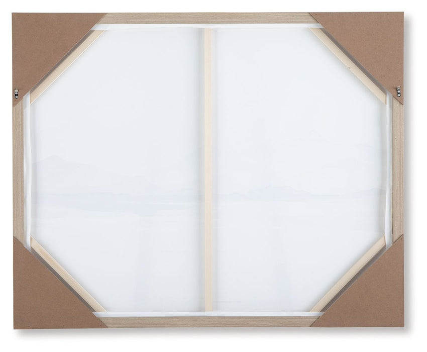 Karalen - White / Gray / Brown - Wall Art - Simple Home Plus