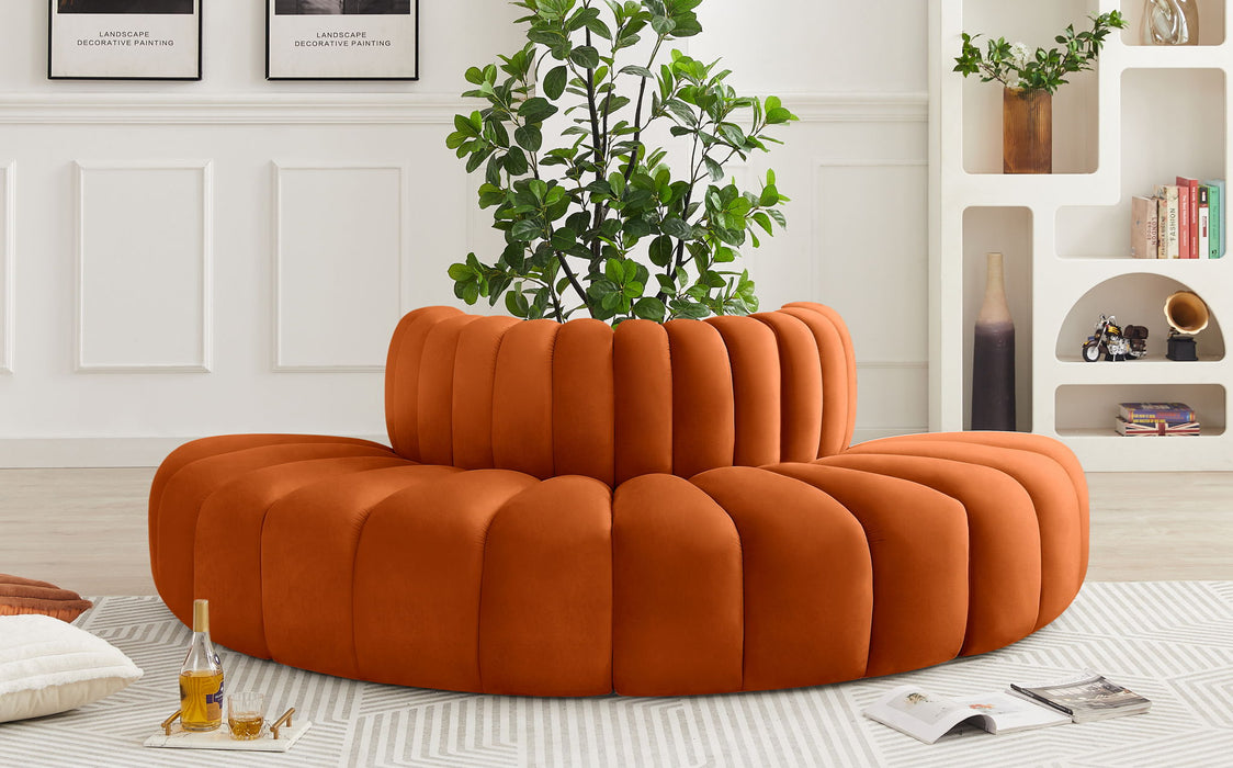 Arc - Velvet 4 Piece Modular Sofa - Simple Home Plus