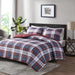 Parkston - 3M Scotchgard Down Alternative All Season Comforter Set - Red - Simple Home Plus