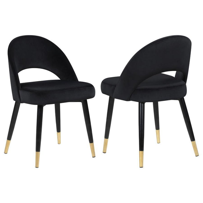 Lindsey - Upholstered Dining Side Chair (Set of 2) - Simple Home Plus