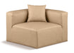 Cube - Corner Chair - Tan - Simple Home Plus