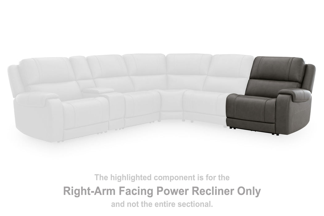 5Z - Pittson - RAF Zero Wall Power Recliner - Anchor - Simple Home Plus