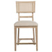 Kailani - Radio Weave Cane Counter Dining Side Chair (Set of 2) - Beige Oak - Simple Home Plus
