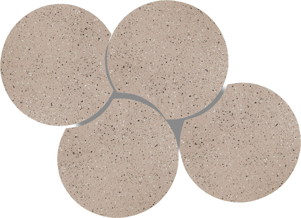 Dimple - 4 Piece Modular Coffee Table - Terazzo Finish - Simple Home Plus