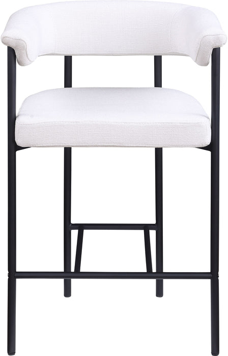 Malin - Linen Counter Stool (Set of 2) - Simple Home Plus