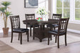 Lavon - 5-Piece Oval Extension Leaf Dining Set - Simple Home Plus