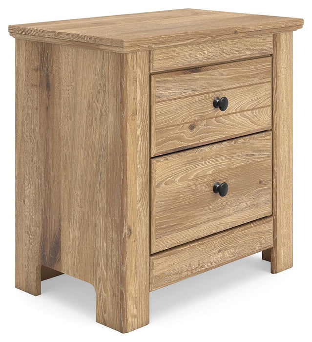 Makidern - Two Drawer Night Stand - Simple Home Plus