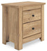 Makidern - Two Drawer Night Stand - Simple Home Plus