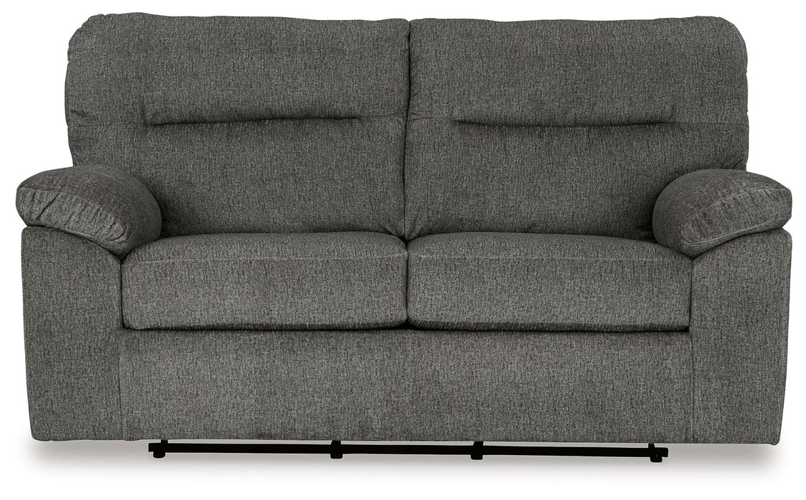 Bindura - Mineral - Glider Loveseat - Simple Home Plus