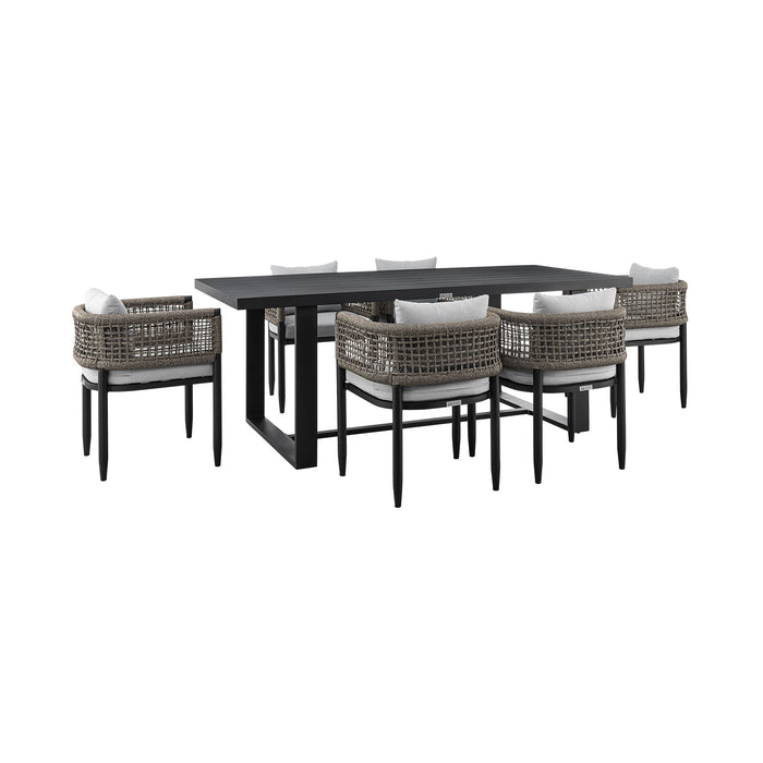 Alegria - Outdoor Patio Dining Table Set With Cushions - Simple Home Plus