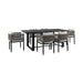 Alegria - Outdoor Patio Dining Table Set With Cushions - Simple Home Plus