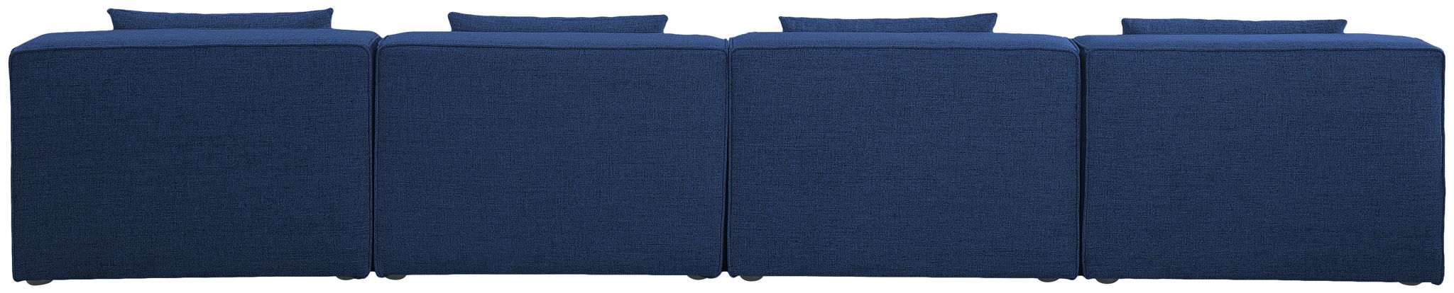 Cube - Linen Modular 4 Seat Armless Sofa - Simple Home Plus