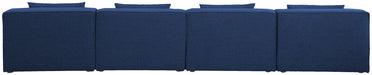 Cube - Linen Modular 4 Seat Armless Sofa - Simple Home Plus