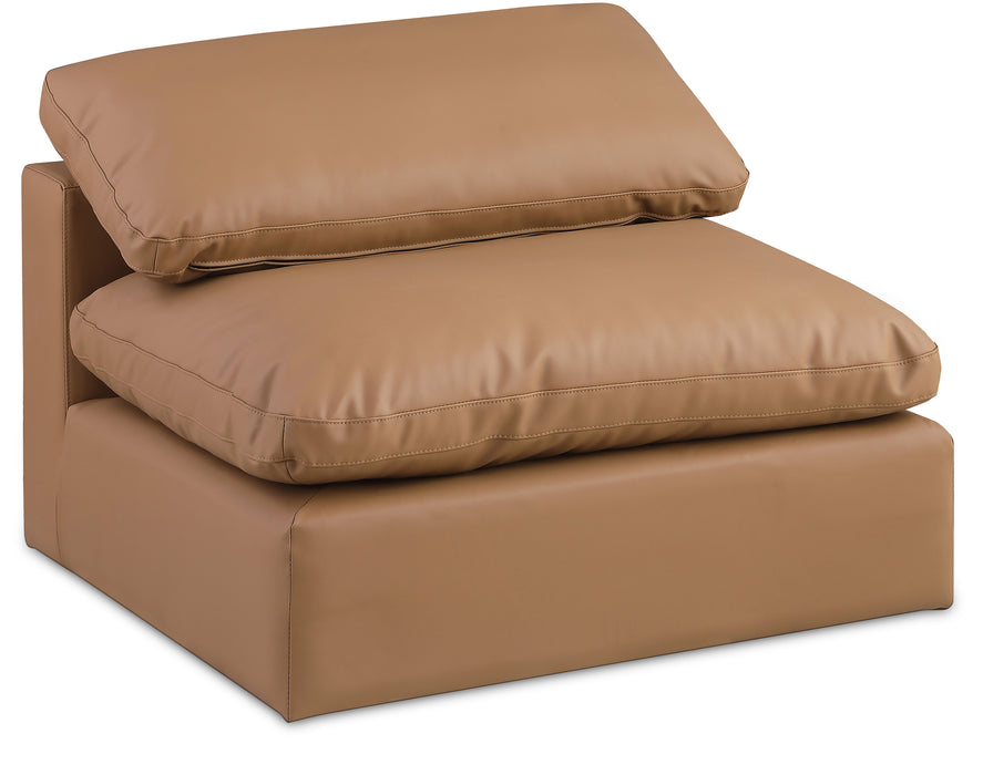 Comfy - Faux Leather Armless Chair - Simple Home Plus