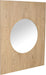 Optic - Oak Wood Frame Mirror - Simple Home Plus