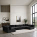 Shaggy - 7 Piece Modular U-Shaped Armless Sectional - Simple Home Plus