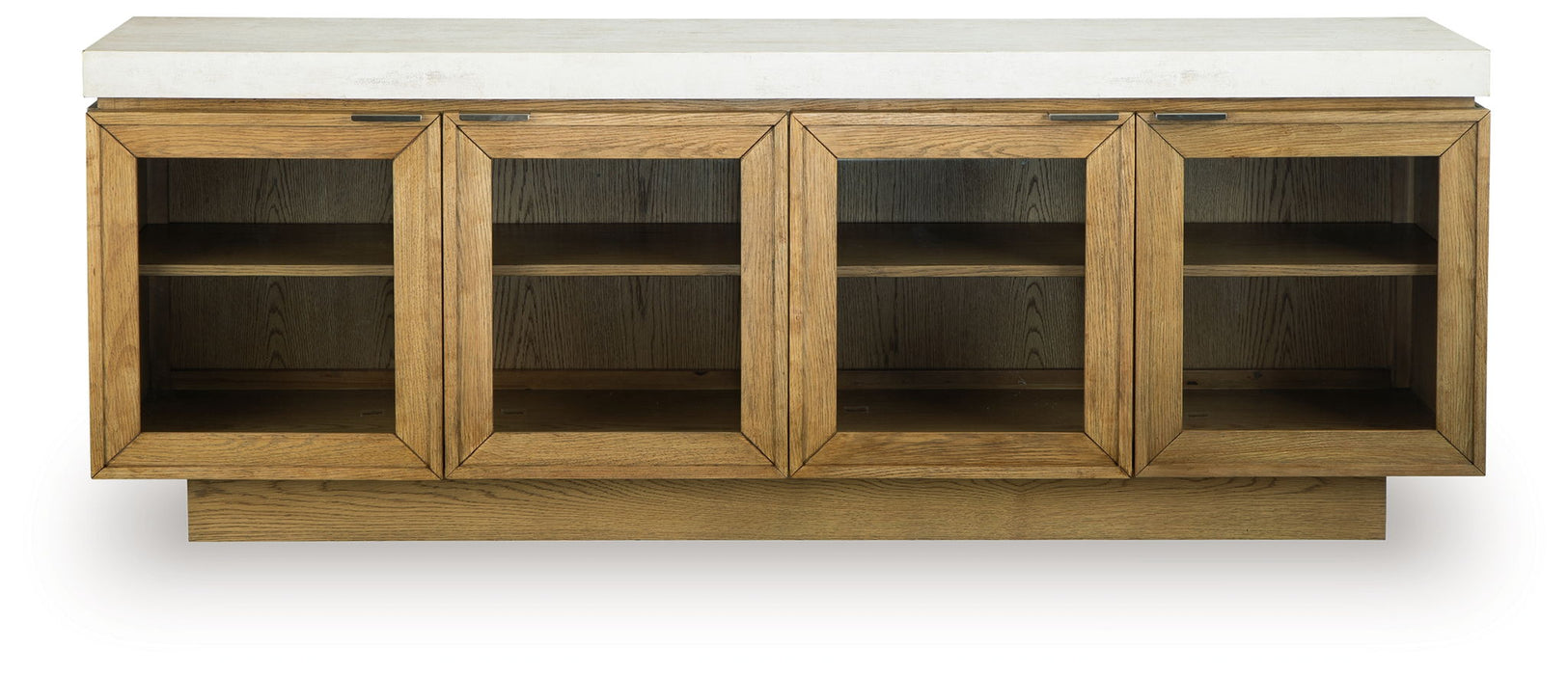 Adanworth - Accent Cabinet - Light Brown / Gray - Simple Home Plus