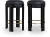 Harrison - Counter Stool With Black Legs - Simple Home Plus